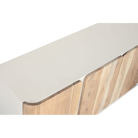 Szafka RTV z drewna mango i akacji 55x140x40 cm