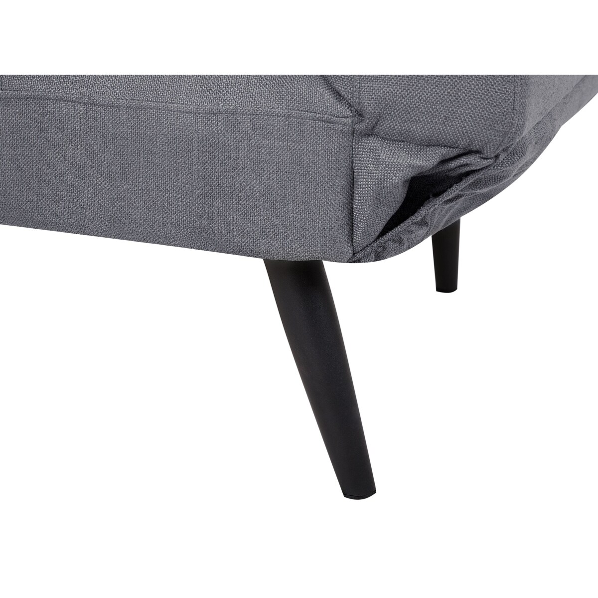 Sofa rozkładana ciemnoszara BREKKE