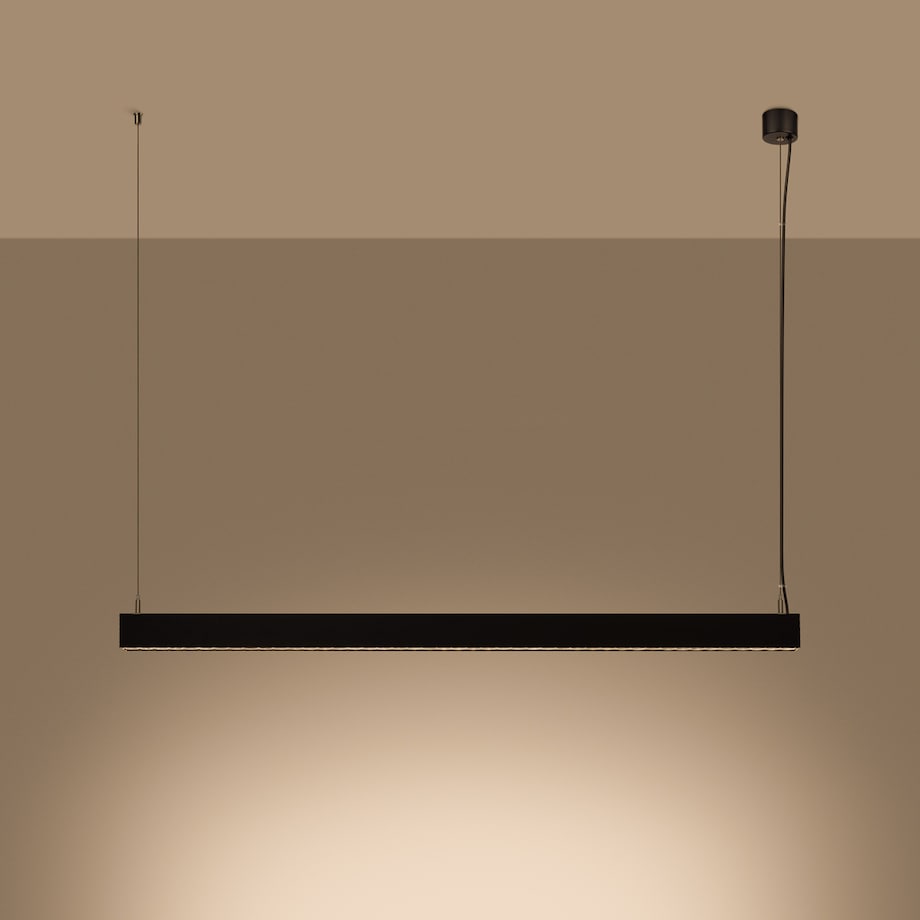 Lampa wisząca SOREN czarna LED 3000K