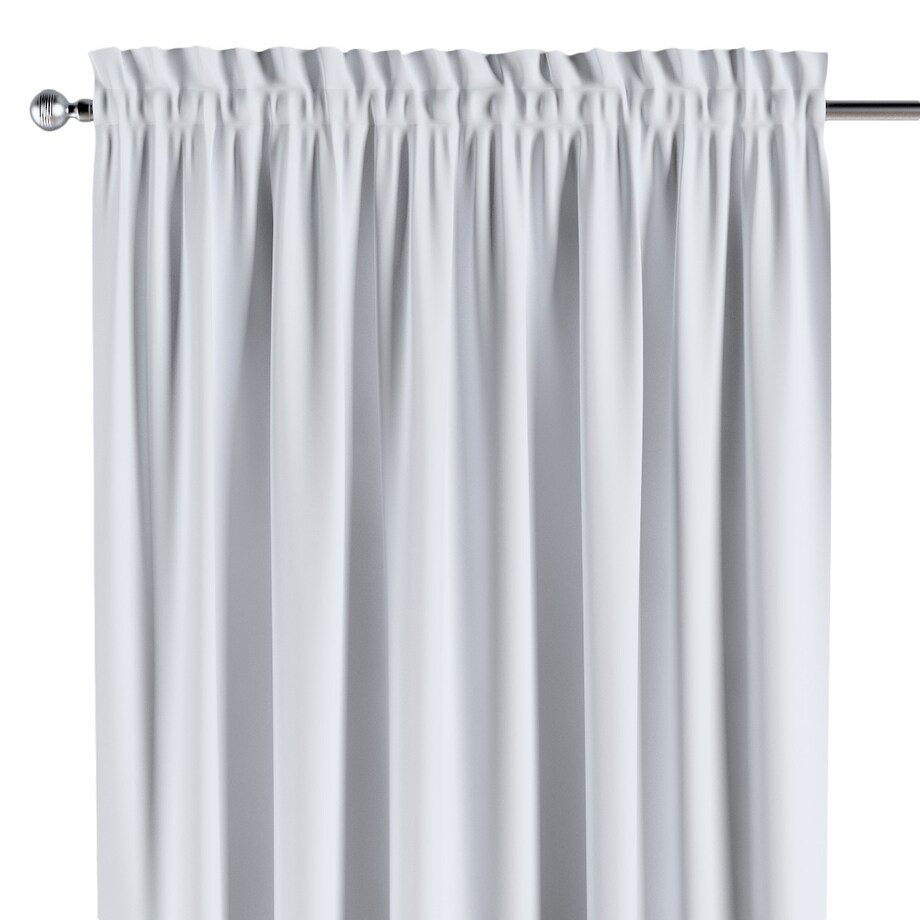 Zasłona na kanale z grzywką 1 szt. 130x245 biały