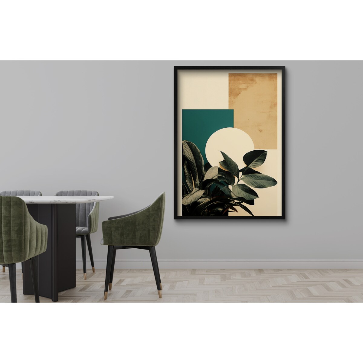 Nowoczesny Plakat ścienny Obraz na ścianę do salonu biura Geometria