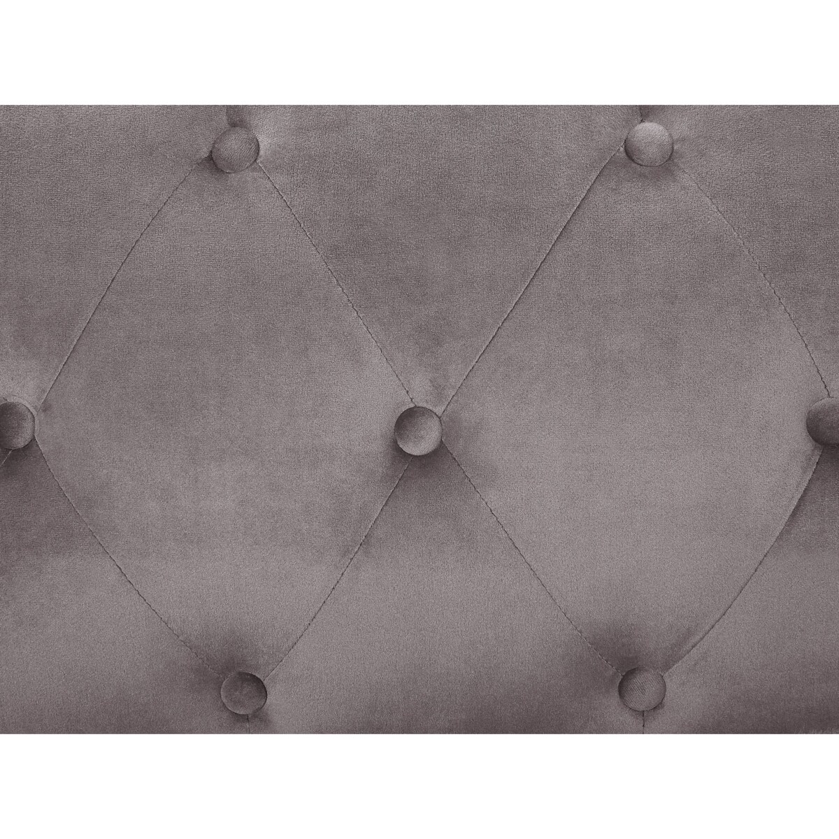 Narożnik welurowy lewostronny szary FLEN