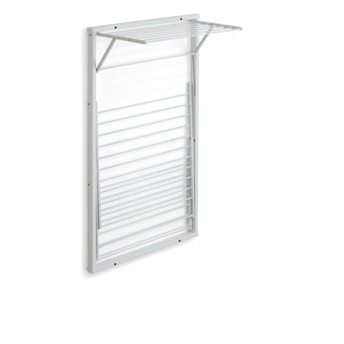 ARREDAMENTI KARIM Naścienna suszarka na pranie - 63 x68 cm, Biały