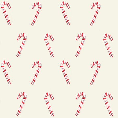 Serwetki świąteczne - Laski cukrowe - beż (2 szt.)