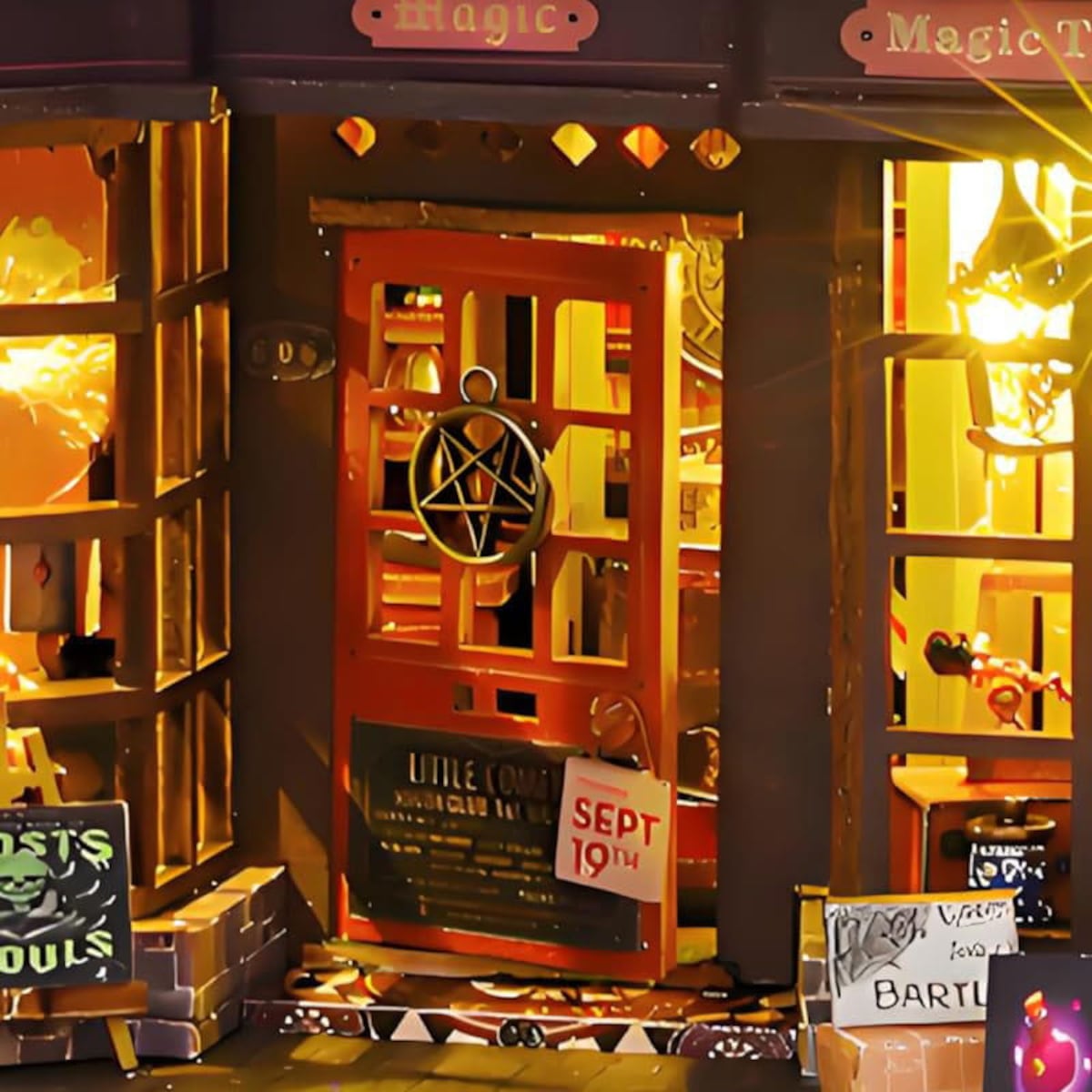 Miniaturowy domek - Skarbiec magicznych artefaktów