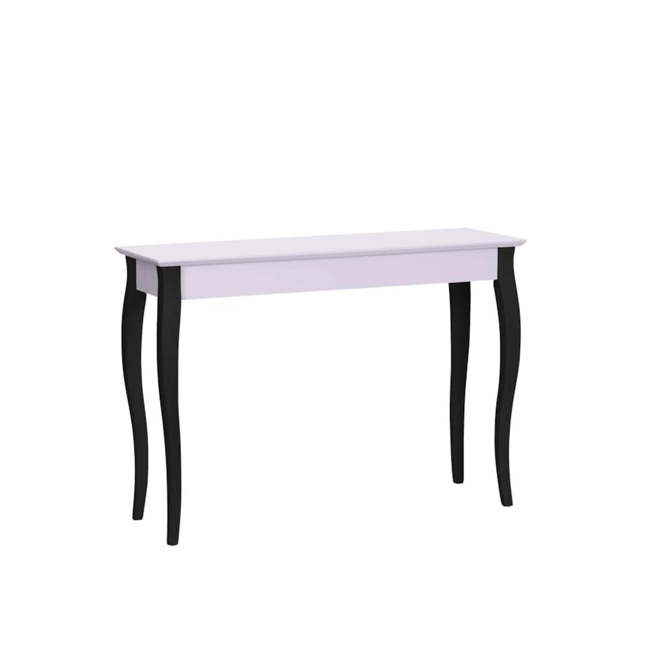 Konsola LILLO 105x35 różowa/czarna