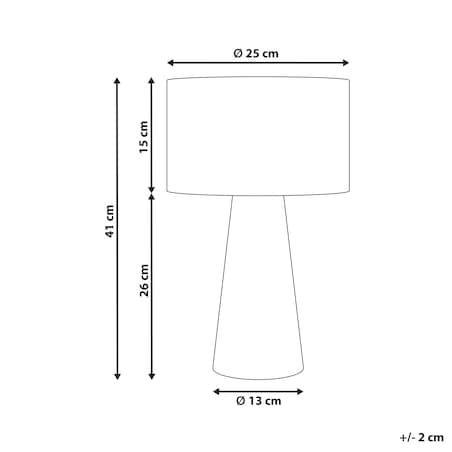 Lampa stołowa WELMEL Plecionka Naturalny