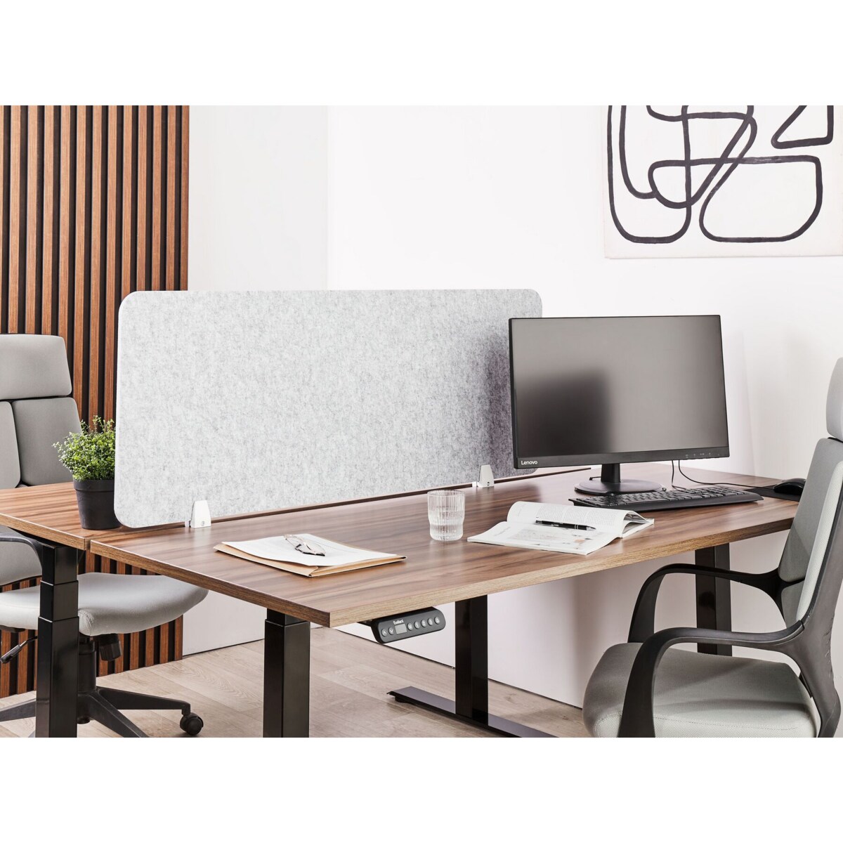 Przegroda biurkowa 130 x 50 cm Różne rozmiary