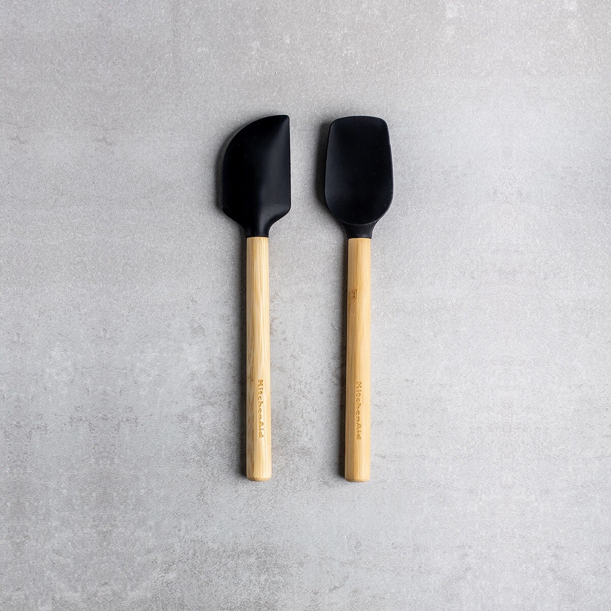 KitchenAid szpatułki silikonowe 2szt CLASSIC Bamboo