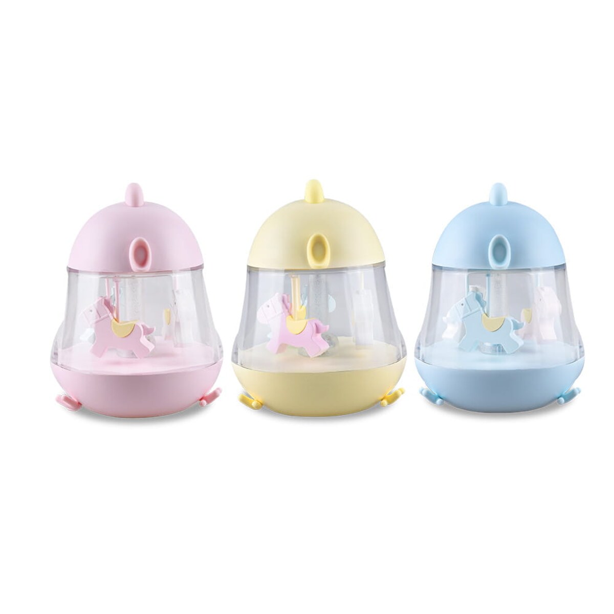 Rabbit&Friends, Lampka karuzela z pozytywką - kurczak żółty