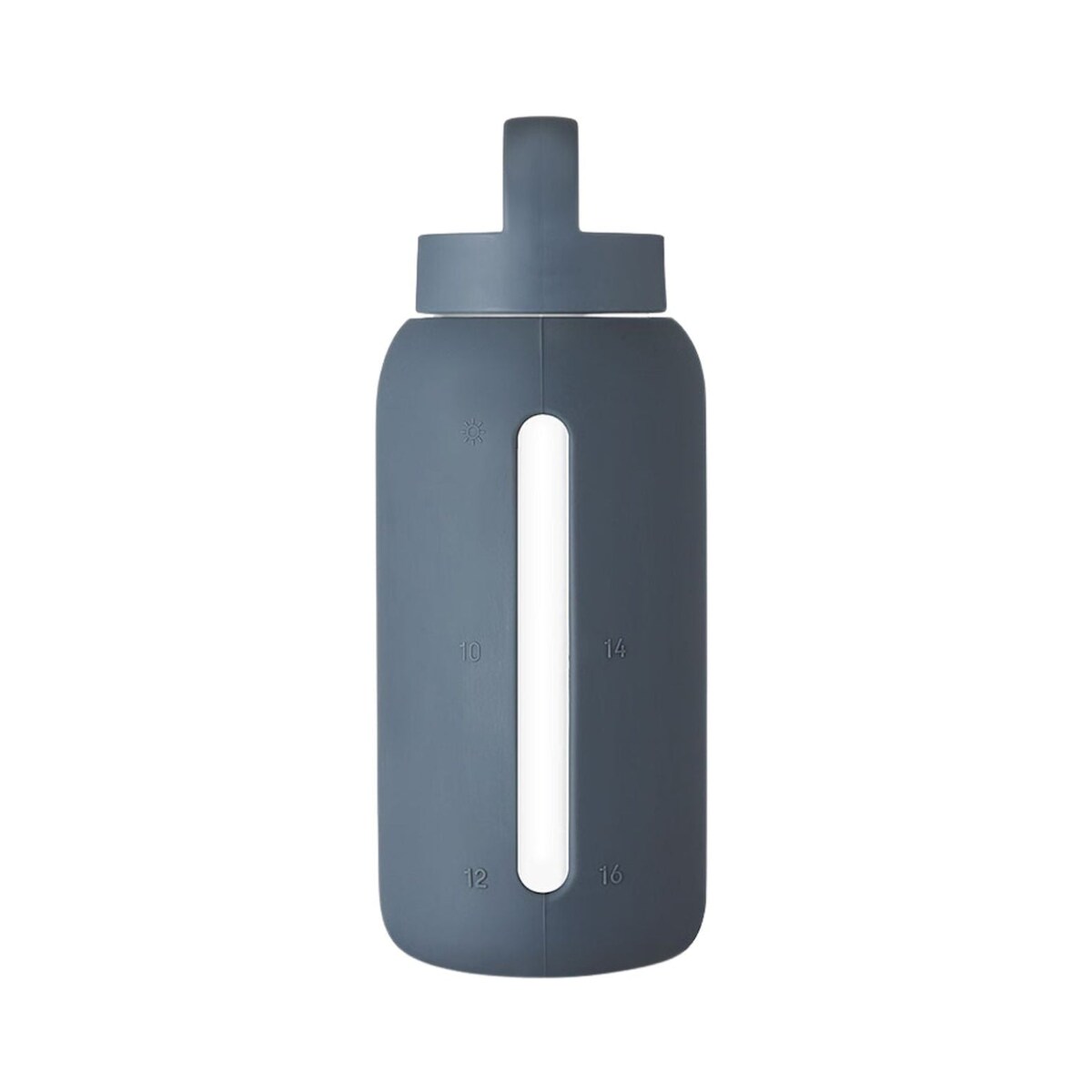 MUUKI DAILY BOTTLE szklana butelka na wodę 720 ml, Smoke Grey