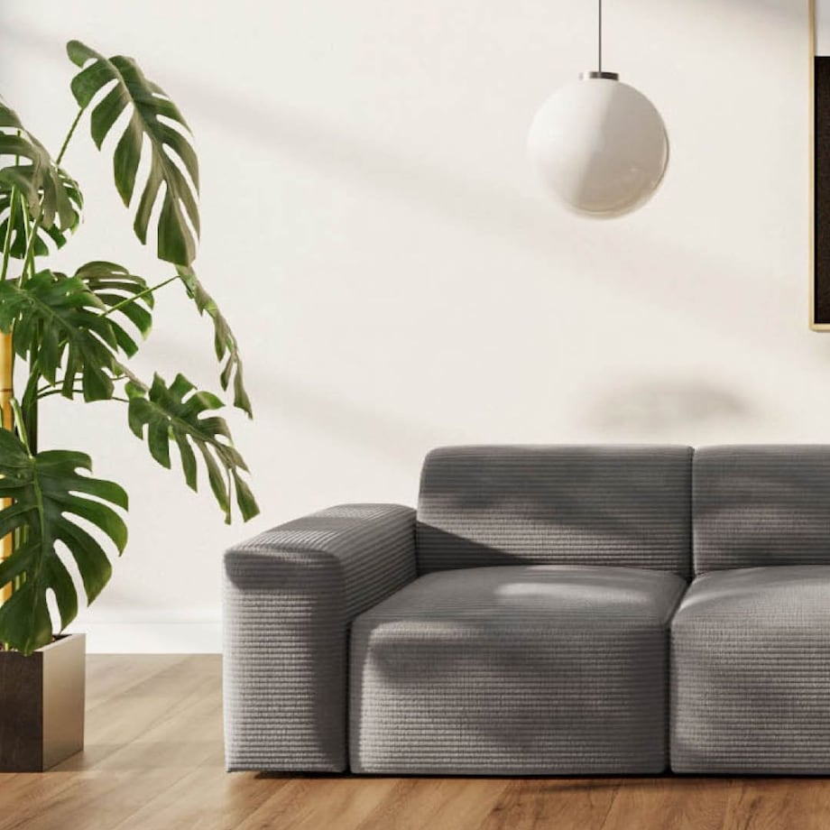 Villet Sofa 3 osobowa szara