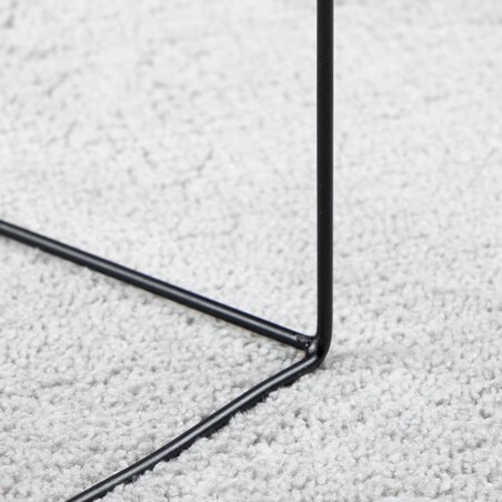 vidaXL Dywan OVIEDO z krótkim włosiem, szary, Ø 120 cm