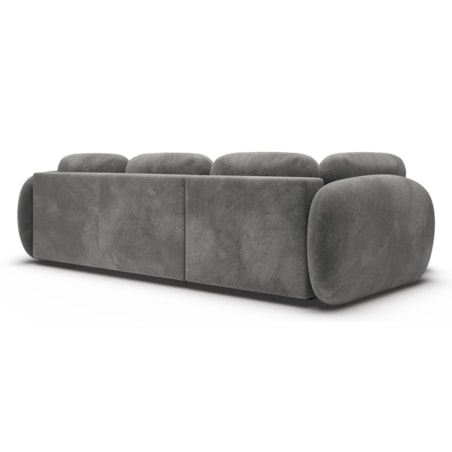 Nowoczesny Narożnik rozkładany OLIVIO II, lewy, ciemno-szary