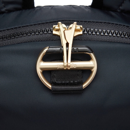Plecak mini damski antykradzieżowy 8L Pacsafe Citysafe Econyl® - czarna
