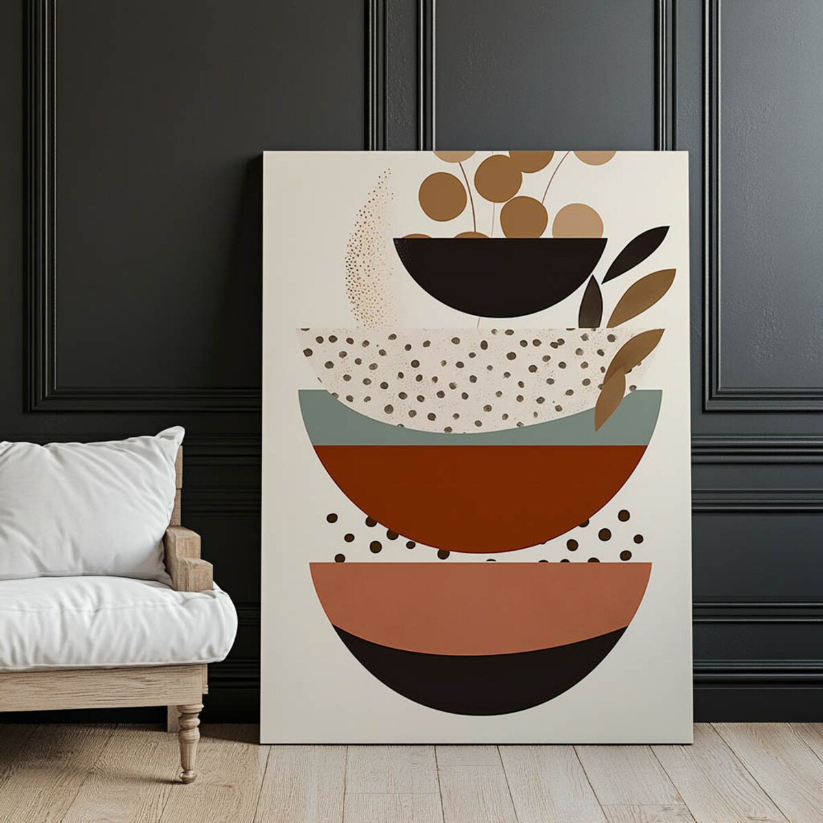 Harmonia Boho, 50x70 cm, bez ramy, płótno premium na blejtramie