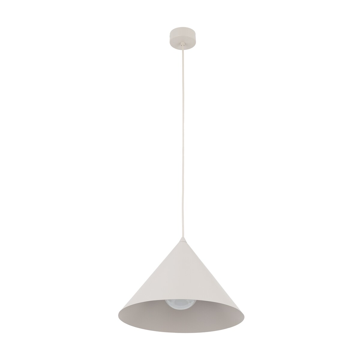 Lampa wisząca TK Lighting CONO L 11381 kaszmir/beżowa E27 loft nowoczesna regulowana wysokość 33,5 cm