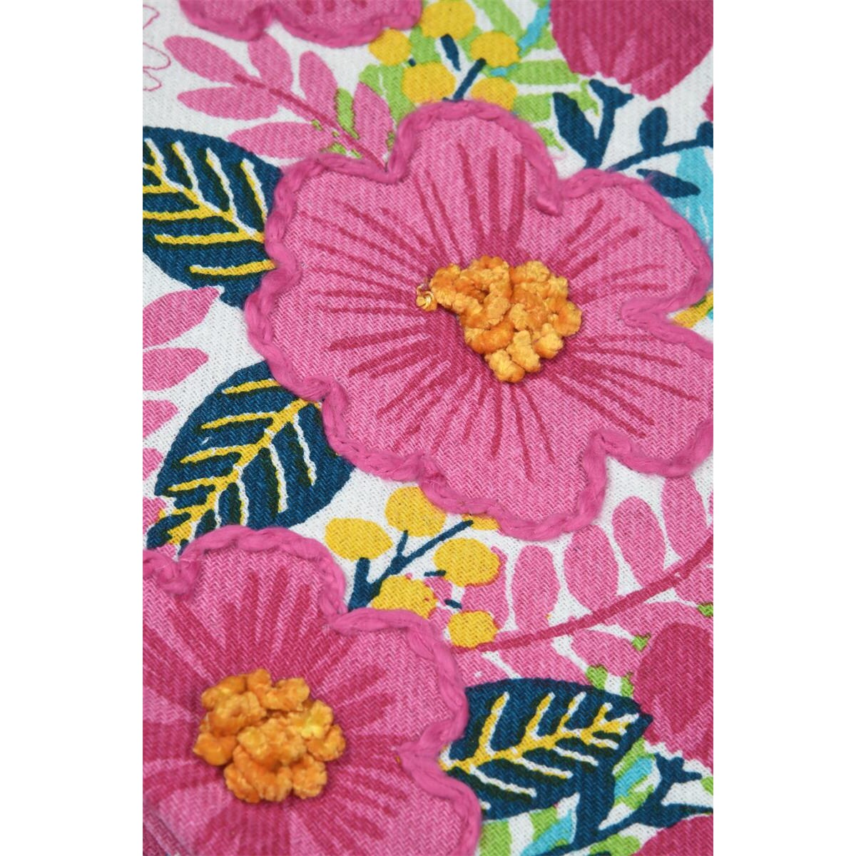 Koc plażowy w kwiaty, DOLCEVITA, 90 x 180 cm