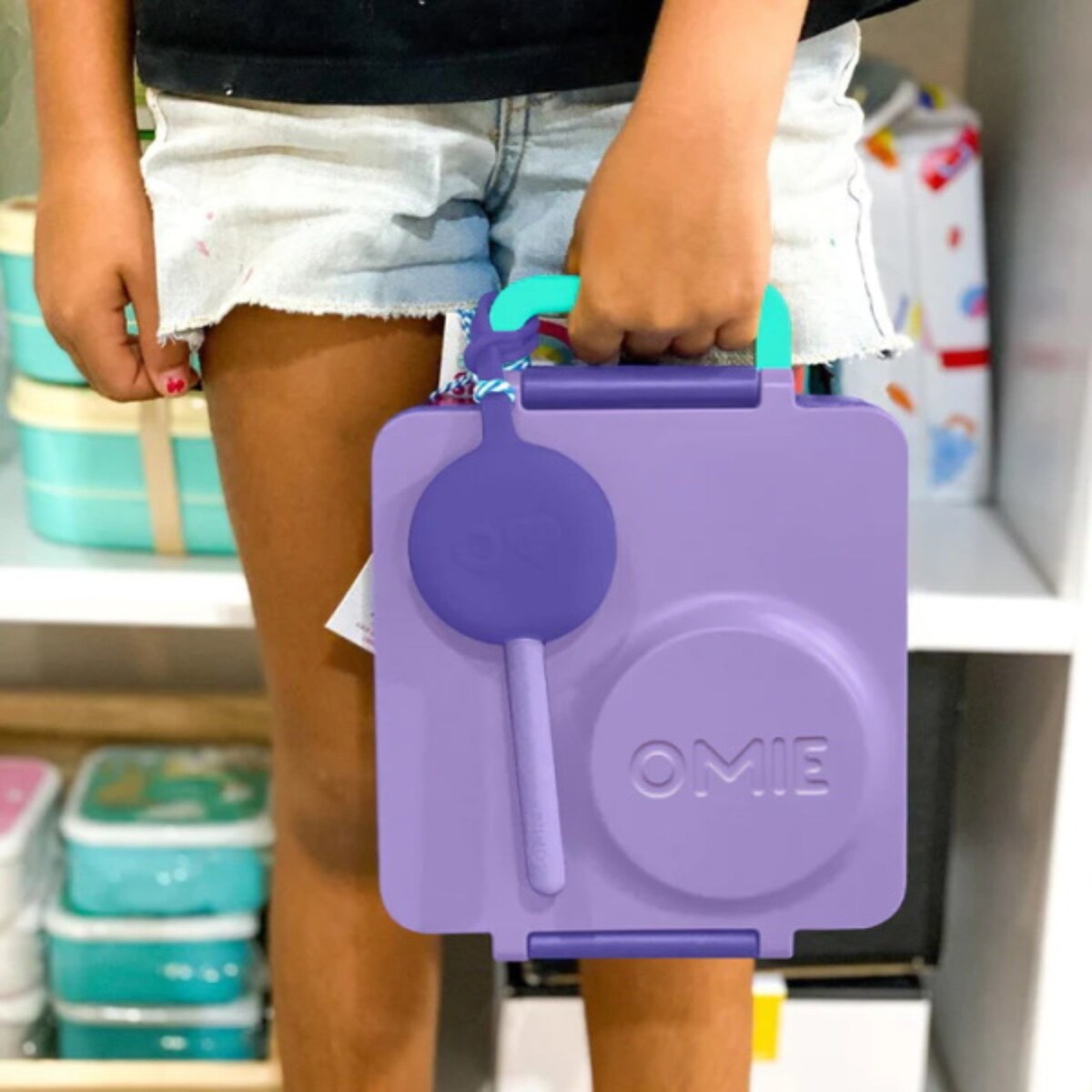 OMIE OMIEPOD zawieszka - pokrowiec ze sztućcami, Lilac