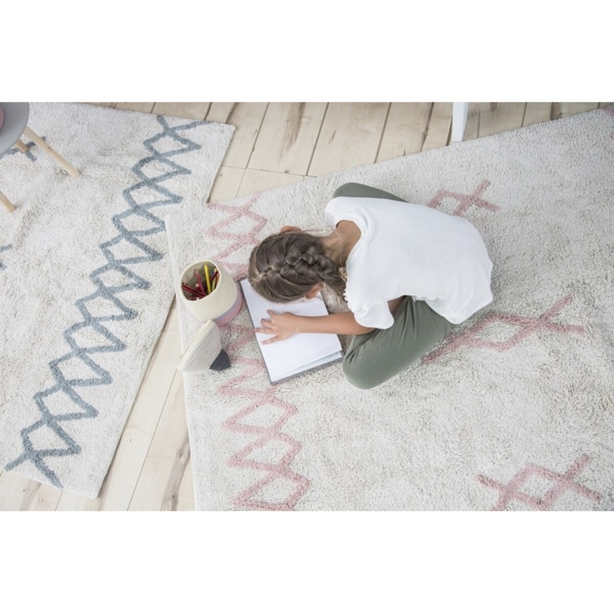 Dywan Bawełniany Atlas Natural Vintage Nude 120x160 cm Lorena Canals