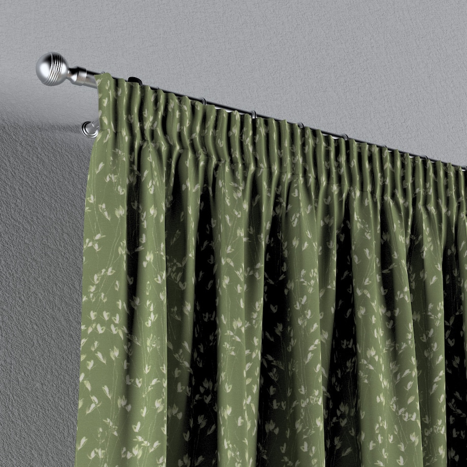 Zasłona na taśmie marszczącej 1 szt. 130x260 zielony