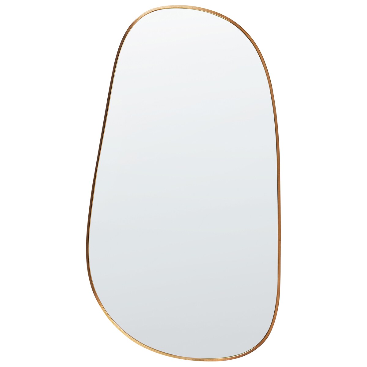 Lustro ścienne VERNAIS 60 cm 110 cm Metal Złoty