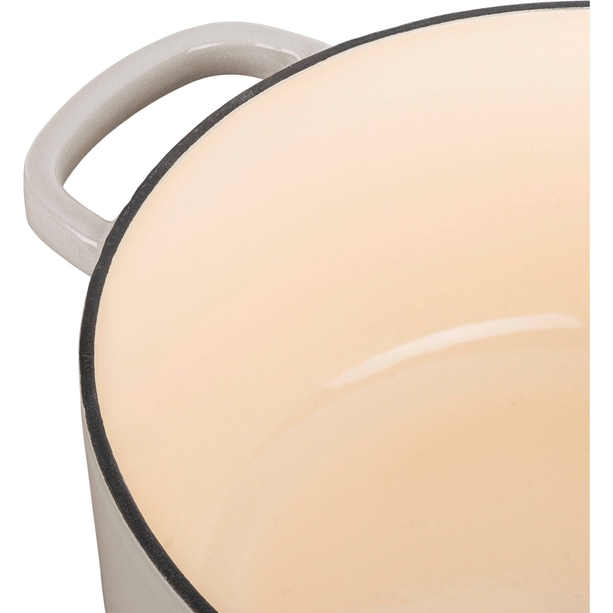 Garnek żeliwny okrągły Ballarini Bellamonte - 4 ltr, Kość słoniowa