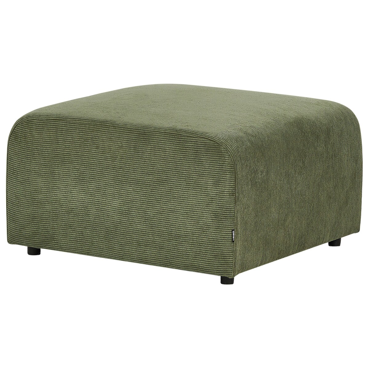 Otomana sztruksowa zielona FALSTERBO