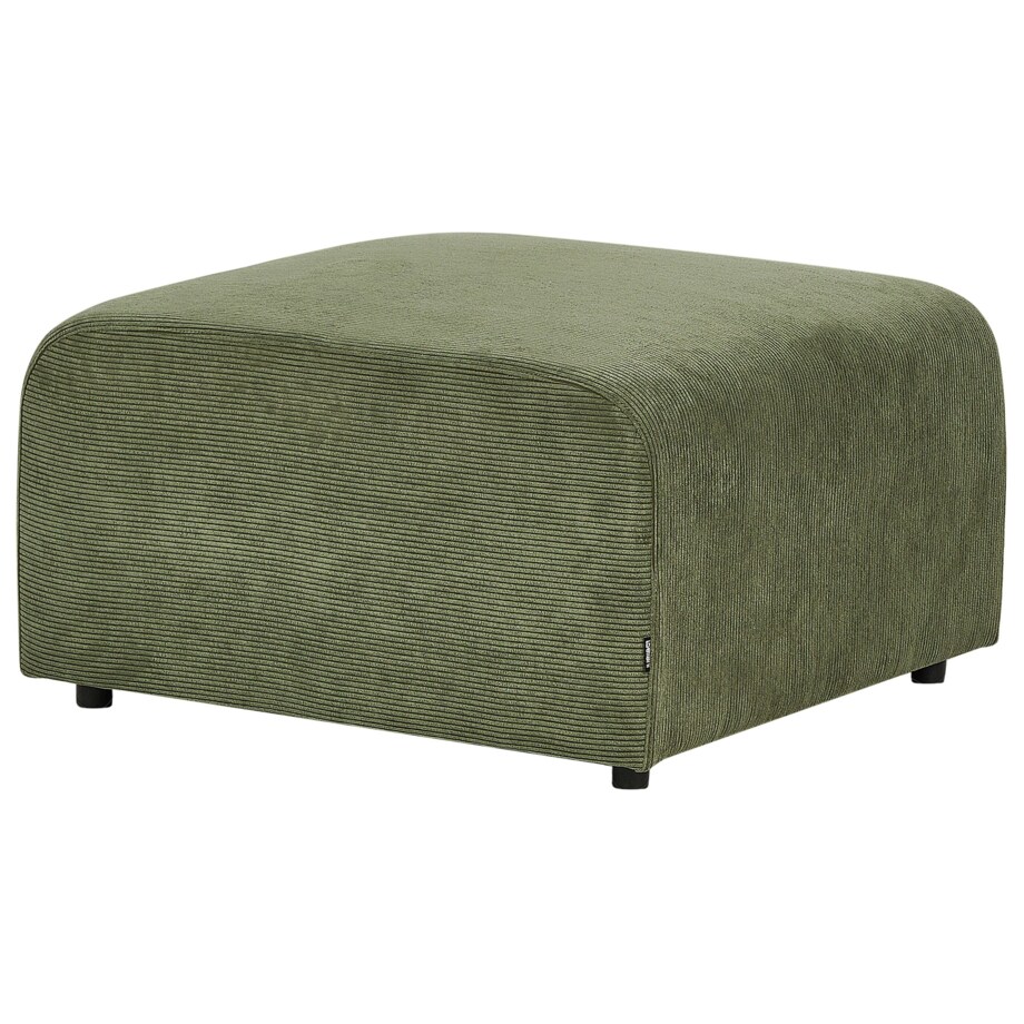 Otomana sztruksowa zielona FALSTERBO