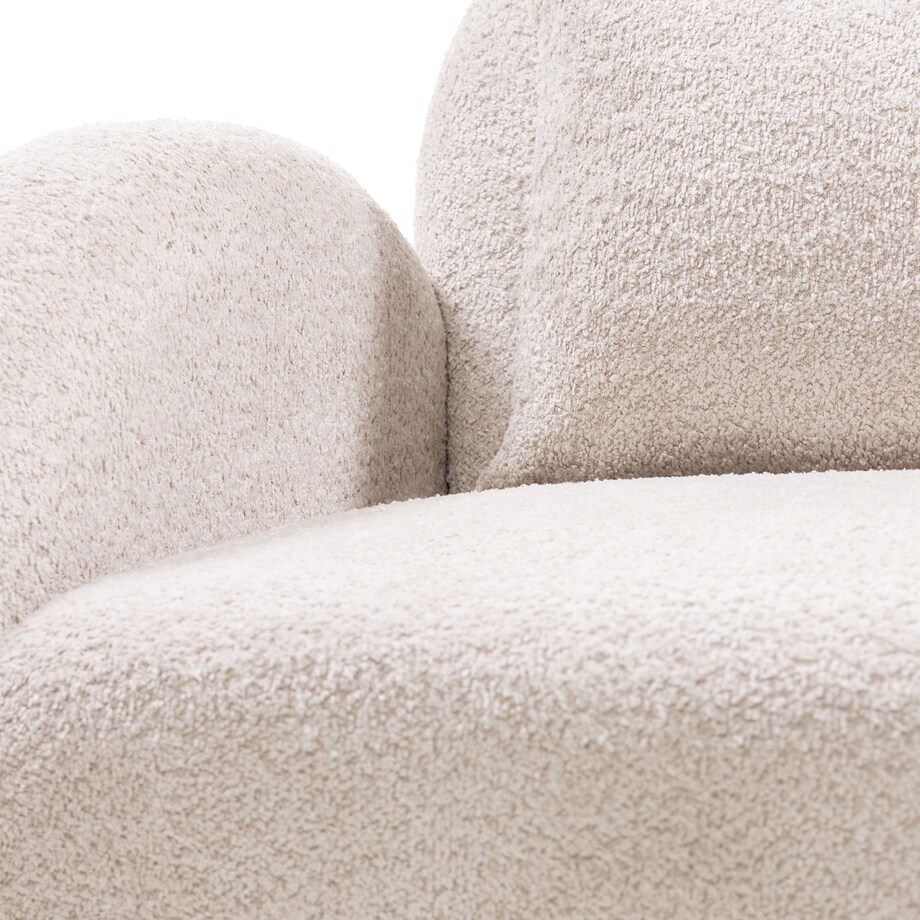 Fotel wypoczynkowy jasnobeżowy Imena