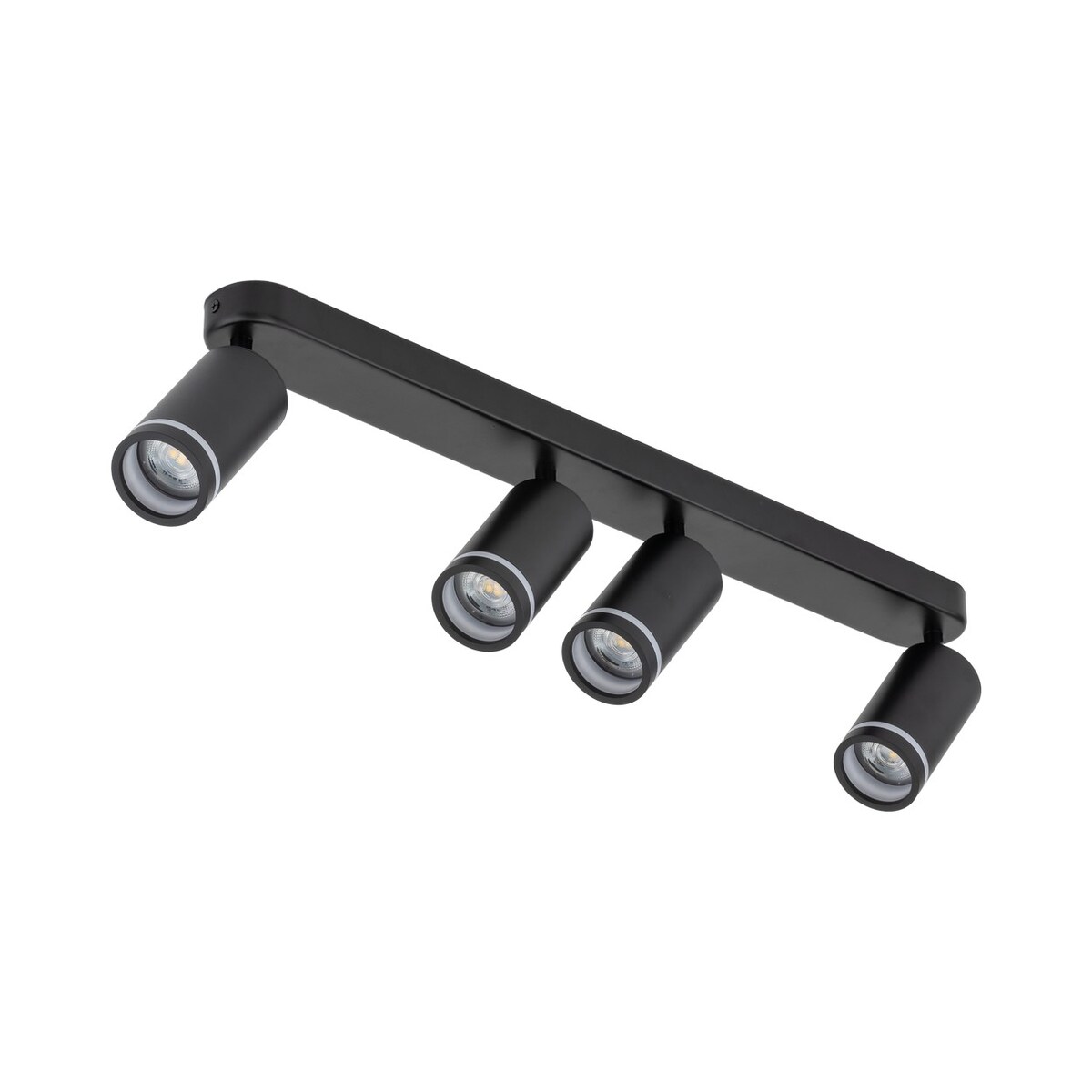 Lampa sufitowa spot 4xGU10 JET BLACK 6916 czarna TK Lighting ruchome reflektory plafon do salonu kuchni
