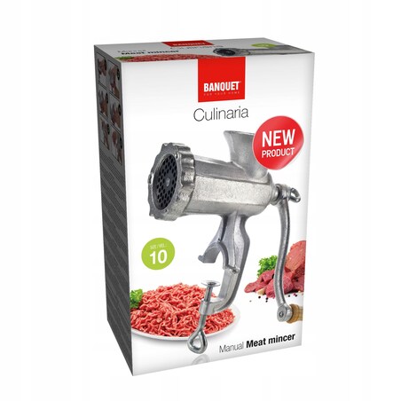 Maszynka ŻELIWNY do mielenia mięsa żywności przykręcany do blatu ręczny 10