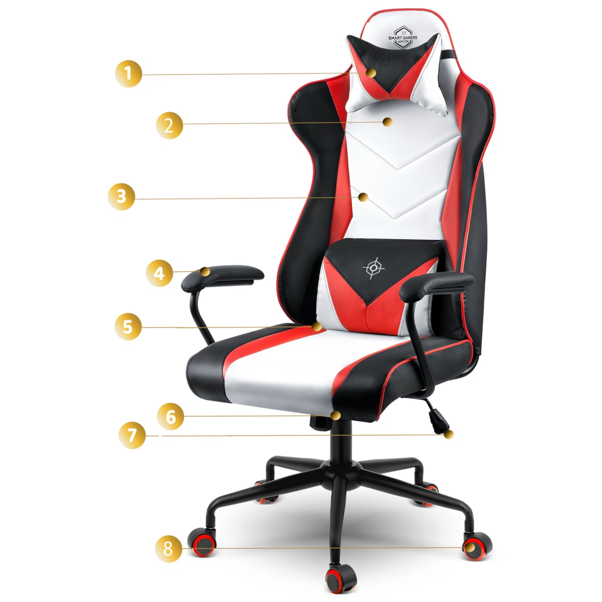 Fotel gamingowy obrotowy krzesło biurowe Sofotel Hydra