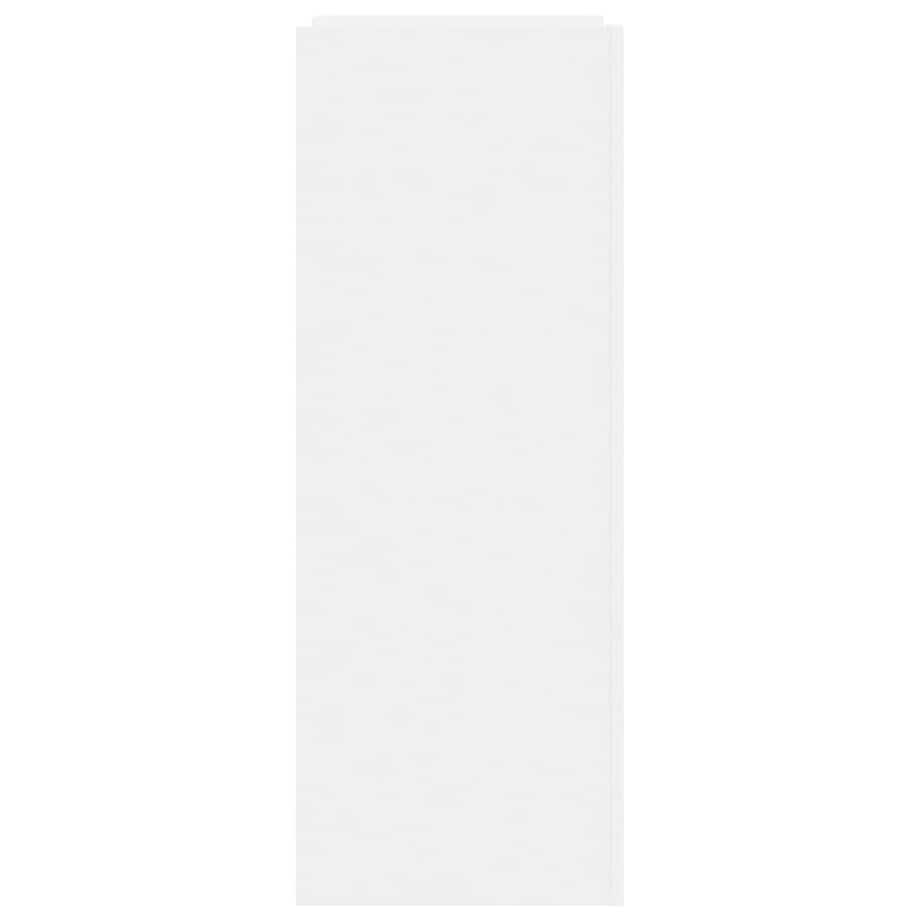 vidaXL Szafka na buty, biała, 52x37,5x100 cm, materiał drewnopochodny