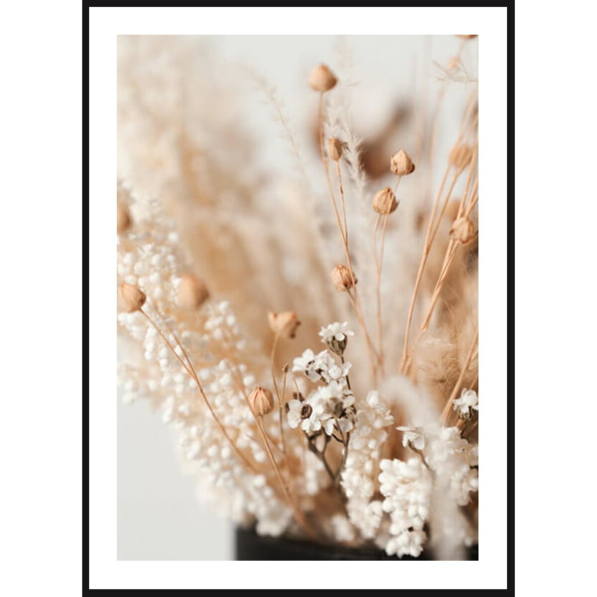 Poster Story, Plakat, Obraz - Suszony Bukiet Polnych Kwiatów, wymiary 42 x 60 cm