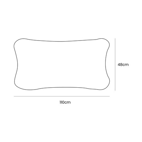 Large Dream Rocker Białe Drewno z Beżową Poduszką