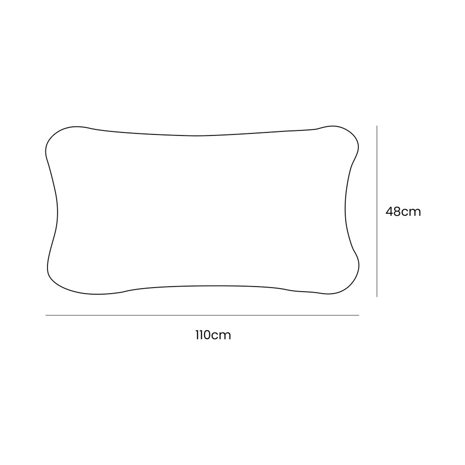 Large Dream Rocker Białe Drewno z Beżową Poduszką