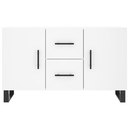 vidaXL Komoda, biała, 100x36x60 cm, materiał drewnopochodny