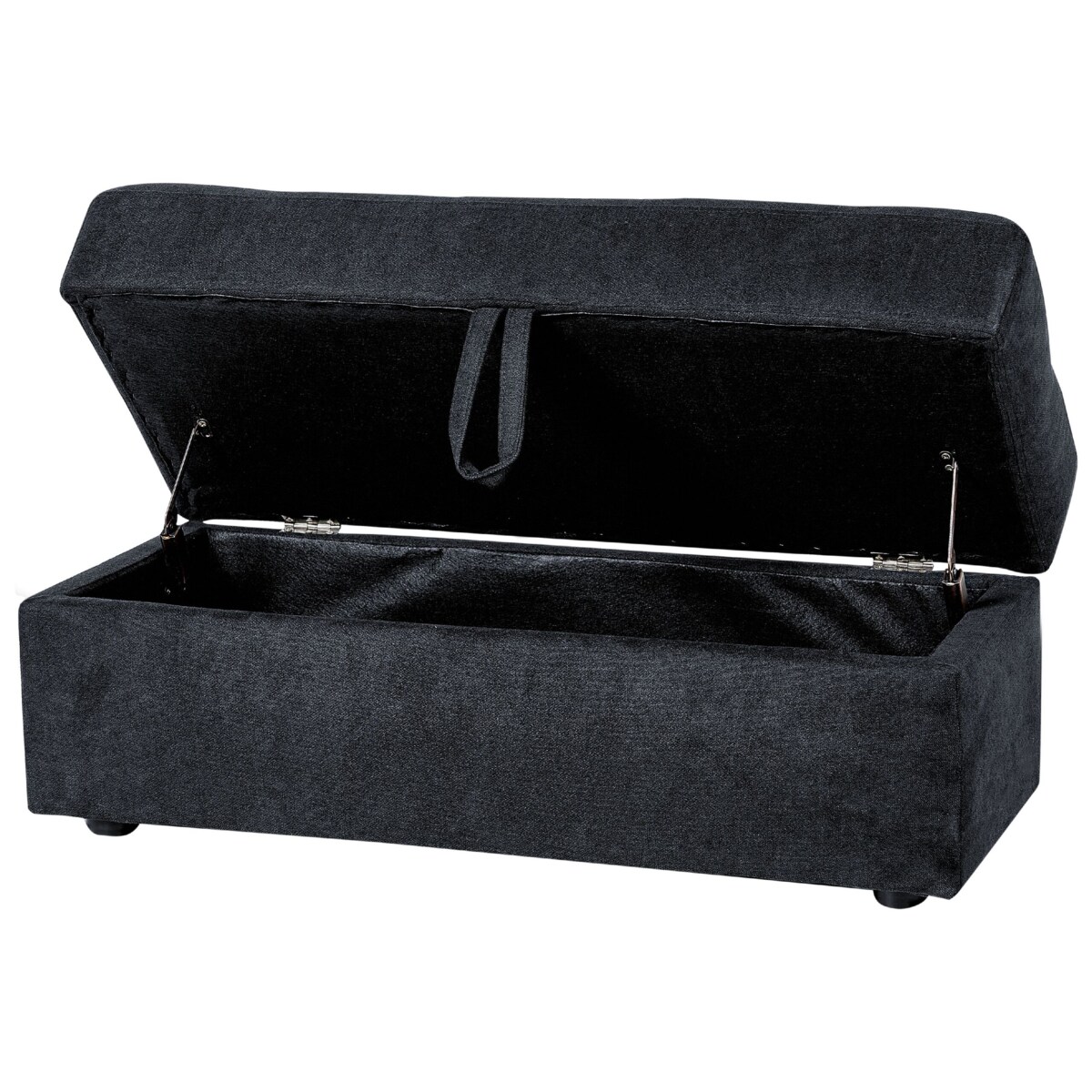 Sofa rozkładana czarna FALSTER