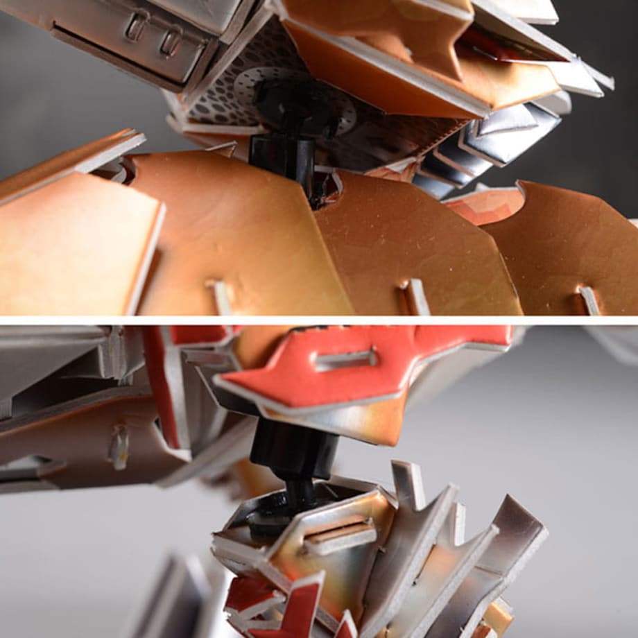 Dinozaur Triceratops Puzzle 3D