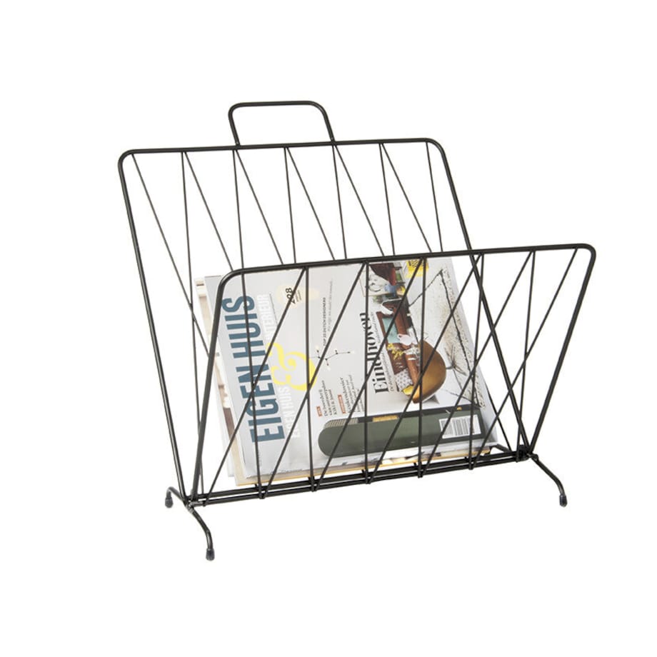 Gazetnik metalowy z uchwytem, RASTER