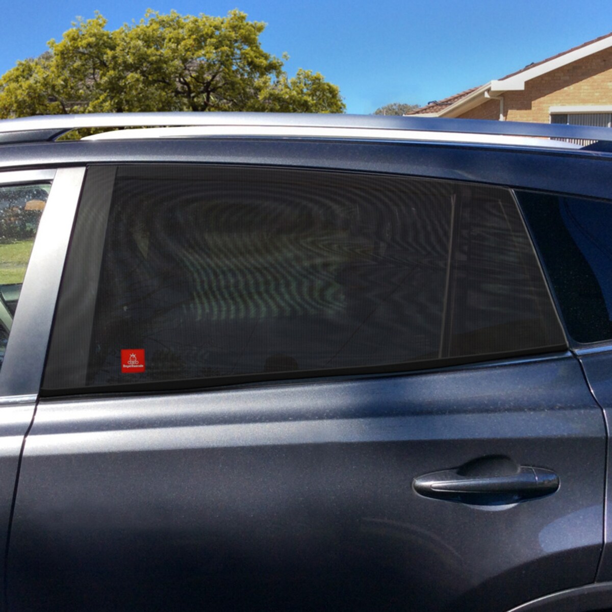 Roleta przeciwsłoneczna do samochodu, zestaw 2 szt., czarny, Royal Rascals