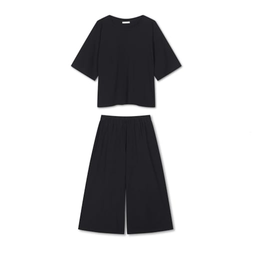 Piżama długa day&night czarna M/L