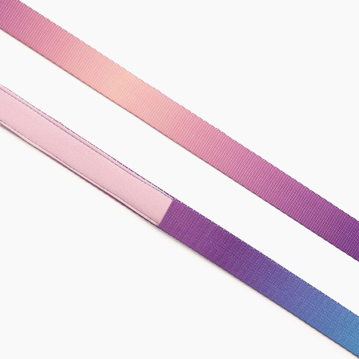 Smycz miejska dla psa lub kota "Under my ombrella" TURKUS - Szerokość taśmy: 15mm, Rozmiar: L oraz Rodzaj: Mini karabinek