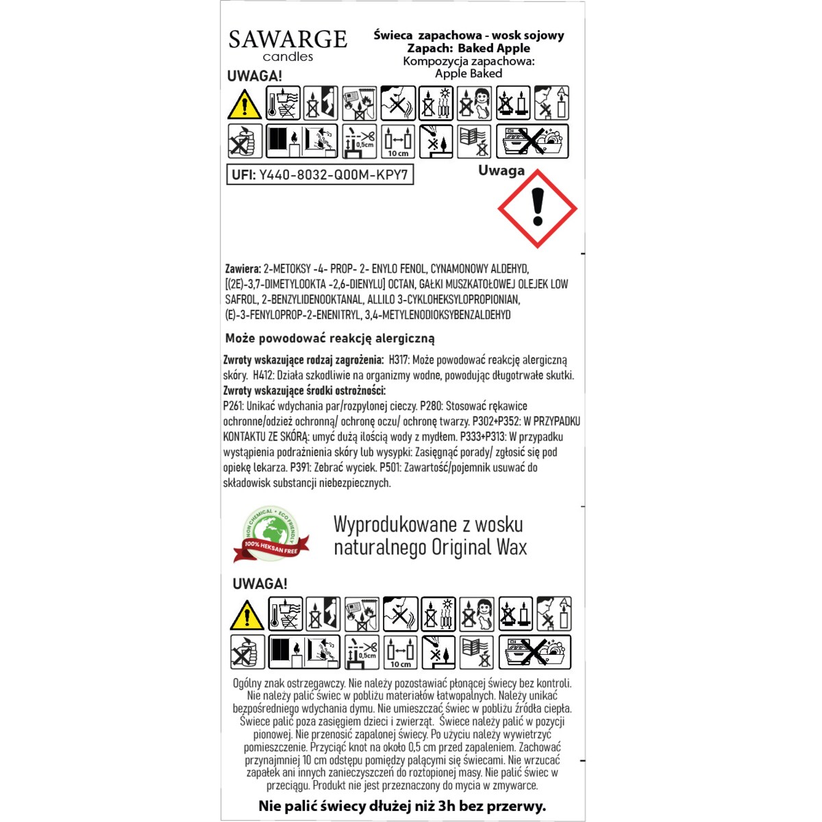 Świece sojowe zestaw na prezent 3 skrzaty świąteczne