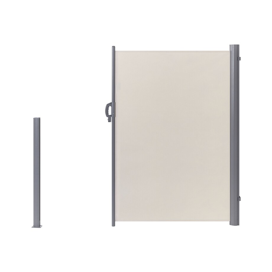 Markiza boczna zwijana 180 x 300 cm beżowa DORIO