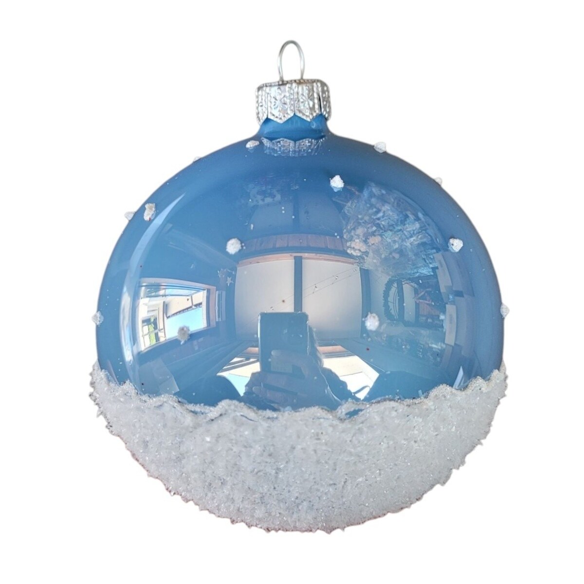 Bombka szklana 4 szt. Ø 10 cm FAVOLOSO snowman