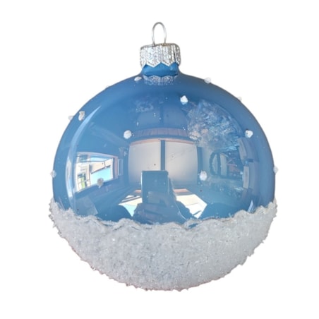 Bombka szklana 4 szt. Ø 10 cm FAVOLOSO snowman