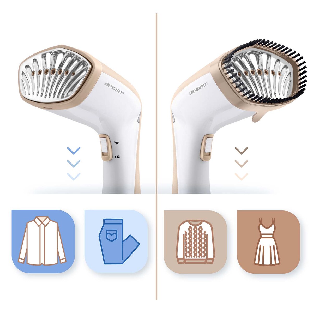 Parownica do ubrań Berdsen BD-311 Steamer parowy 1600W biały 331101