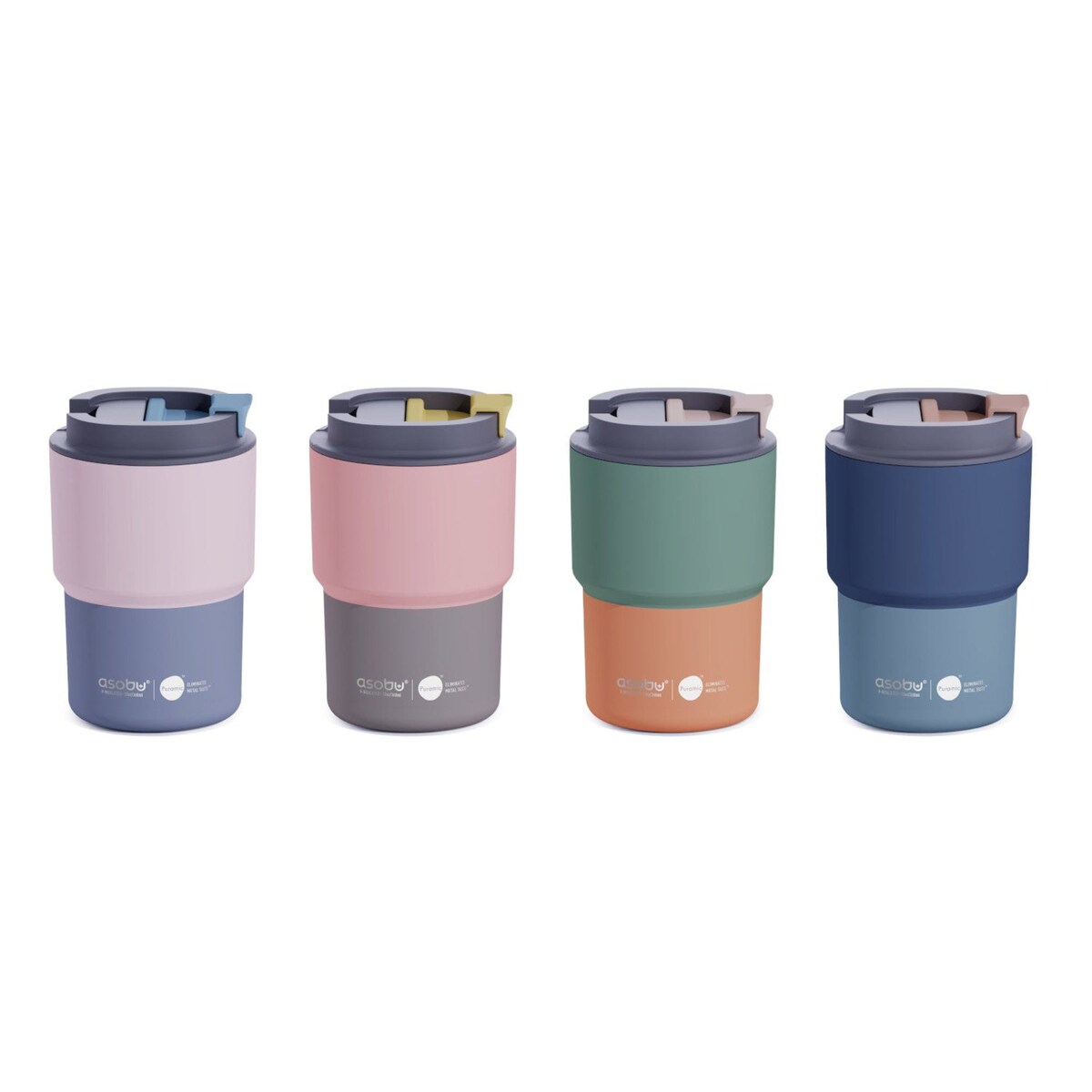 ASOBU COFFEE EXPRESS kubek termiczny z powłoką ceramiczną 360 ml, Pastel Pink